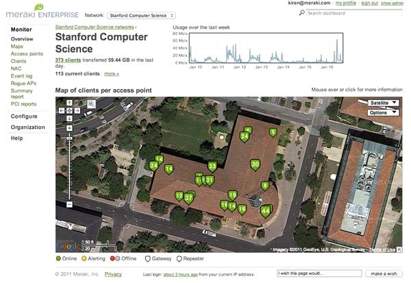 Cisco Meraki UI overview